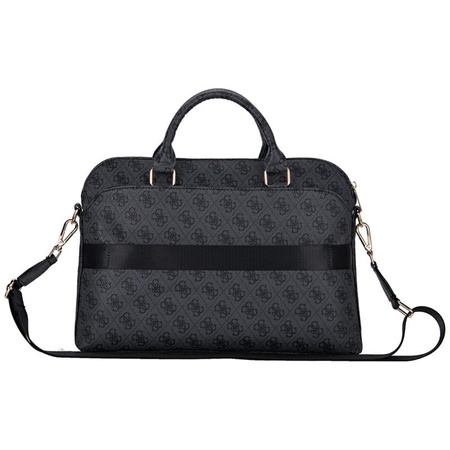 Guess 4G Reißverschlusstasche Triangle Logo - 15" Notebooktasche (schwarz)