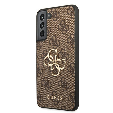 Guess 4G Big Metal Logo - Etui Samsung Galaxy S22+ (brązowy)