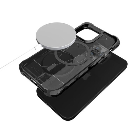 Element Case Special Ops X5 MagSafe - Armored iPhone 14 Pro Max Case (Mil-Spec Drop Protection) (Smoke/Black)