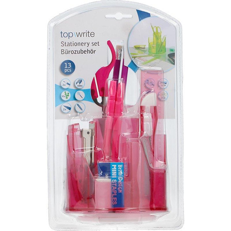 Topwrite - Desk Holder 13 Elemente (rosa)