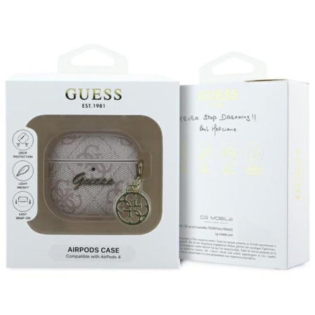 Guess 4G Charm Collection - Étui AirPods 4 (rose)