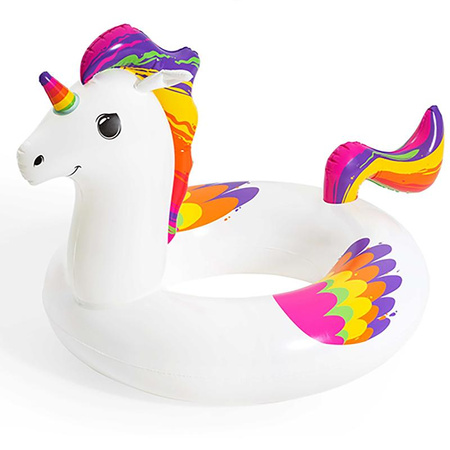 Bestway - Roue de natation Licorne 119 x 91 cm