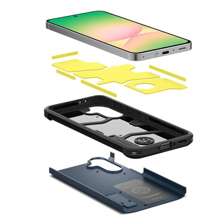 Spigen Tough Armor - Gehäuse für Samsung Galaxy A56 5G (Metall Schiefer)