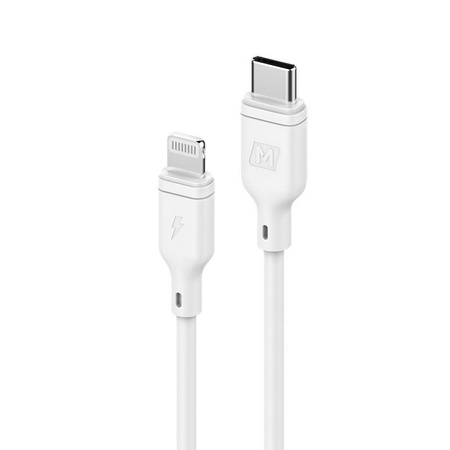 Momax Zero - USB-C (Power Delivery Fast Charging 3A) zu Lightning MFi Anschlusskabel 1,2 m (Weiß)