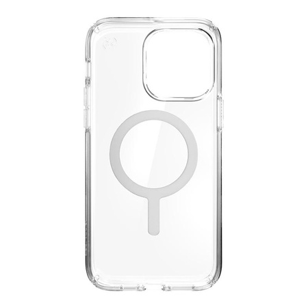 Speck Presidio Perfect-Clear + MagSafe - pouzdro pro iPhone 14 Pro Max s povrchovou úpravou MICROBAN (čiré)