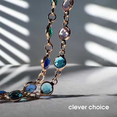 Crong Phone Charm - Lanyard Phone Pendant (Rainbow Gems)