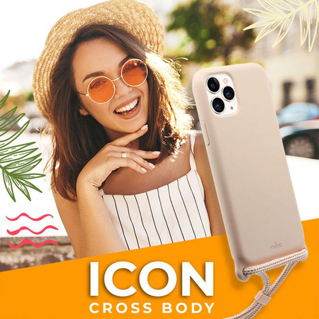 PURO ICON Cross Body - tok iPhone 11 Pro (fekete)