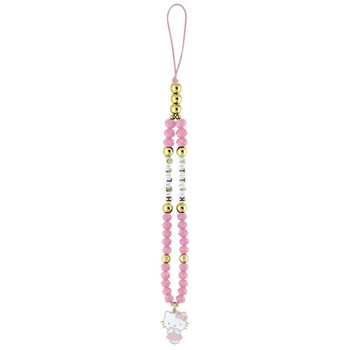 Hello Kitty Pearls and Beads Kitty Charm - Telefon-Anhänger (rosa)