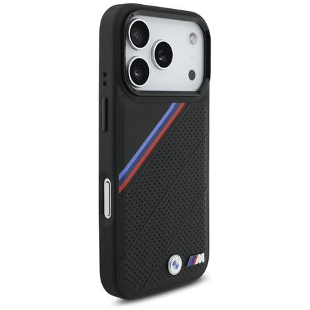 Etui do iPhone 17 Pro MagSafe BMW M Oryginalny Skórzany Czarny Case