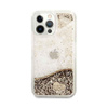 Guess Liquid Glitter Charms - iPhone 14 Pro Max Case (Gold)