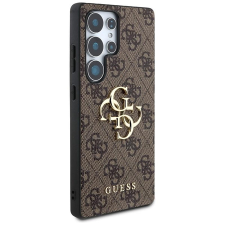 Guess Big 4G Classic Logo - Coque pour Samsung Galaxy S25 Ultra (marron)