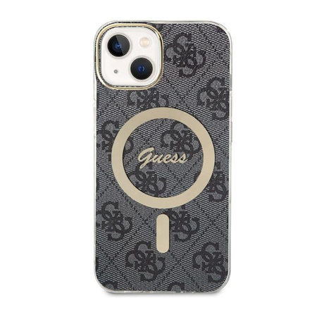 Guess 4G MagSafe - iPhone 14 Tasche (Schwarz)