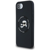 Karl Lagerfeld Silicone Karl & Choupette Heads MagSafe - pouzdro pro iPhone 16e (černé)