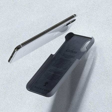Nordic Elements Original Gefion - Coque en bois pour iPhone Xs / X (Gris moyen)