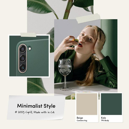 Spigen Cyrill Ultra Color - Etui pour Samsung Galaxy S23 (Kale)