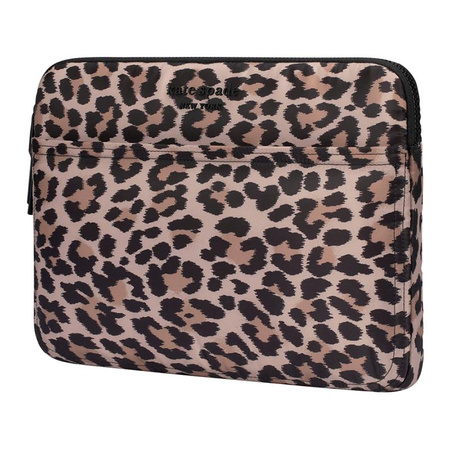 Kate Spade New York Puffer Sleeve - obal na MacBook Pro 14" / Notebook 14" (klasický leopardí)