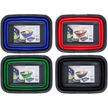 Dunlop - Faltbarer Einkaufskorb (blau)