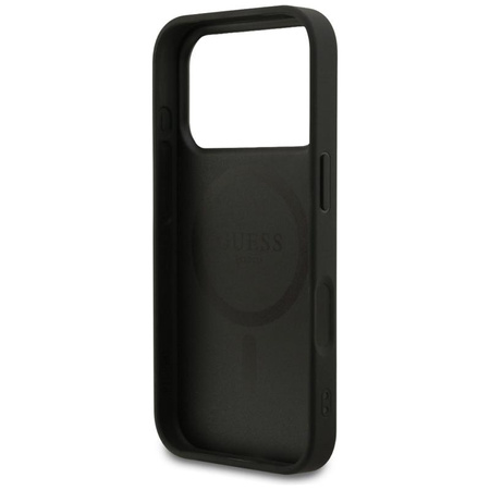 Guess 4G Ring Classic Logo MagSafe - Case iPhone 17 Pro (black)
