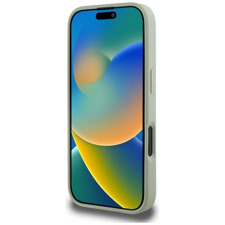 Guess Grained Big 4G Logo Small Classic Logo - pouzdro pro iPhone 16 Pro Max (zelené)