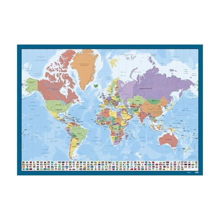 Table / desk pad World map