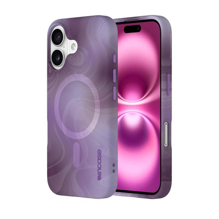 Incase Halo Case MagSafe - pouzdro pro iPhone 16 (Oil Slick Lilac)