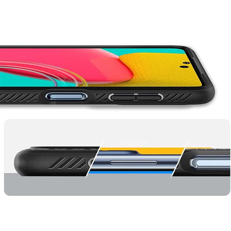 Spigen Liquid Air - Gehäuse für Samsung Galaxy M53 5G (Schwarz)