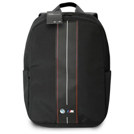 BMW Nylon Red Stripe - Laptop Backpack 16" (Black)