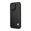 BMW Leather Blue Dots - iPhone 14 Pro Max Case (black)