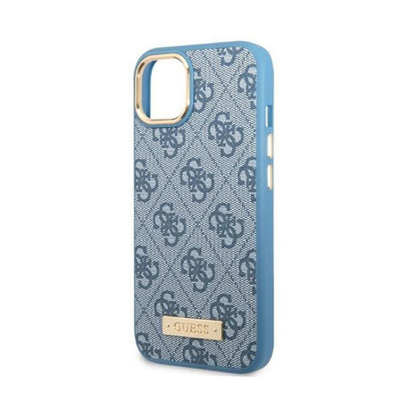 Guess 4G Logo Plate MagSafe - iPhone 13 Case (bleu)