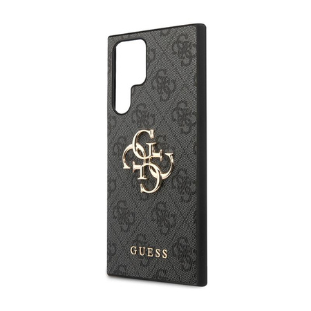 Guess 4G Big Metal Logo - Étui Samsung Galaxy S24 Ultra (noir)