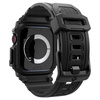 Spigen Rugged Armor Pro - Řemínek s pouzdrem pro Apple Watch 10 42 mm (Matně černá)