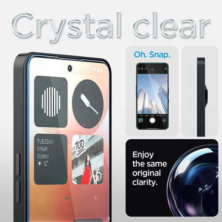 Spigen GLAS.TR EZ FIT - Edzett üveg Nothing Phone 3a / 3a Pro készülékhez