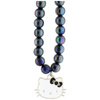 Hello Kitty Pearls Kitty Head - Phone Pendant (black)