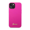 Guess Silikon Vintage - iPhone 14 Hülle (fuchsia)