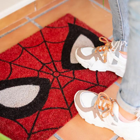 WYCIERACZKA POD DRZWI WEWNĘTRZNA, Kokosowa, Spiderman, Wejściowa, Marvel, 40x60