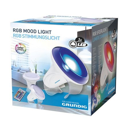 Grundig - Lumière d'ambiance RGB, changement de couleur, avec télécommande