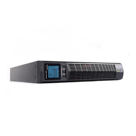 Green Cell - Zasilacz awaryjny UPS do szafy rack RTII 2000VA 1800W z wyświetlaczem LCD