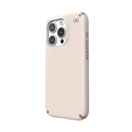 Speck Presidio2 Pro Magsafe - Coque iPhone 15 Pro (Bleached Bone / Heirloom Gold / Hazel Brown)