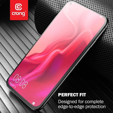 Crong 7D Nano Flexible Glass – Niepękające szkło hybrydowe 9H na cały ekran Samsung Galaxy A22 5G