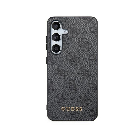 Guess 4G Metal Gold Logo - Tasche für Samsung Galaxy S24 (Schwarz)