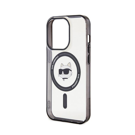 Karl Lagerfeld IML Choupette Head MagSafe - iPhone 15 Pro Max Case (Transparent)