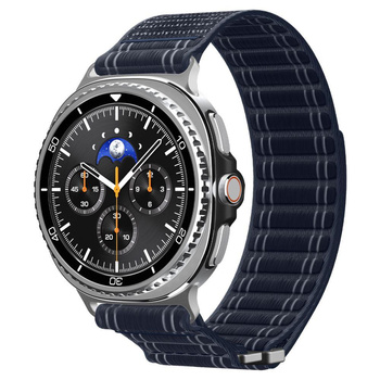 Spigen WBF0 Armband - Armband für Samsung Galaxy Watch 8 / 8 Classic 40 / 44 / 46 mm (Marineblau)
