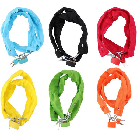Dunlop - Antivol pour vélo 90 cm (Orange)