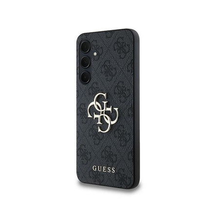 Guess 4G Big Metal Logo - pouzdro pro Samsung Galaxy A35 5G (černé)