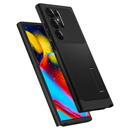 Spigen Slim Armor - Gehäuse für Samsung Galaxy S23 Ultra (Schwarz)