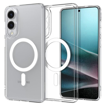 Spigen Ultra Hybrid MagSafe - Case for Samsung Galaxy S25 Edge (Clear / White)