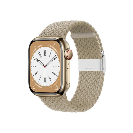 Crong Wave Band - Braided strap for Apple Watch 38/40/41 mm (stone beige)