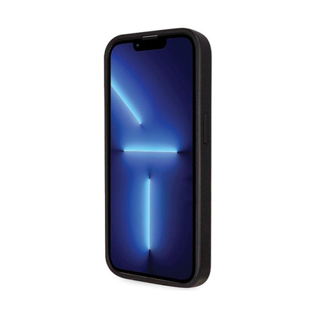 Guess Crossbody 4G Metal Logo - Coque iPhone 14 Pro (noir)