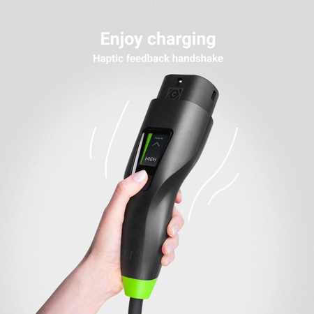 Green Cell - GC Habu EV 11 kW 7 m Type 2 CEE mobile charger for charging EV PHEV 2in1 Wallbox with GC app