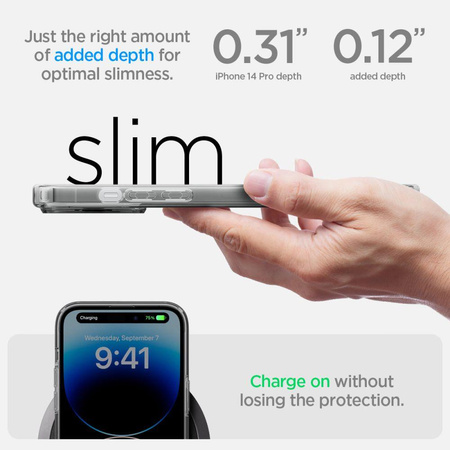Spigen Ultra Hybrid MagSafe - Hülle für iPhone 14 Pro (Frost Black)